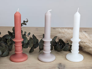 MONTE ROSA: velas candelabro (set de 3)