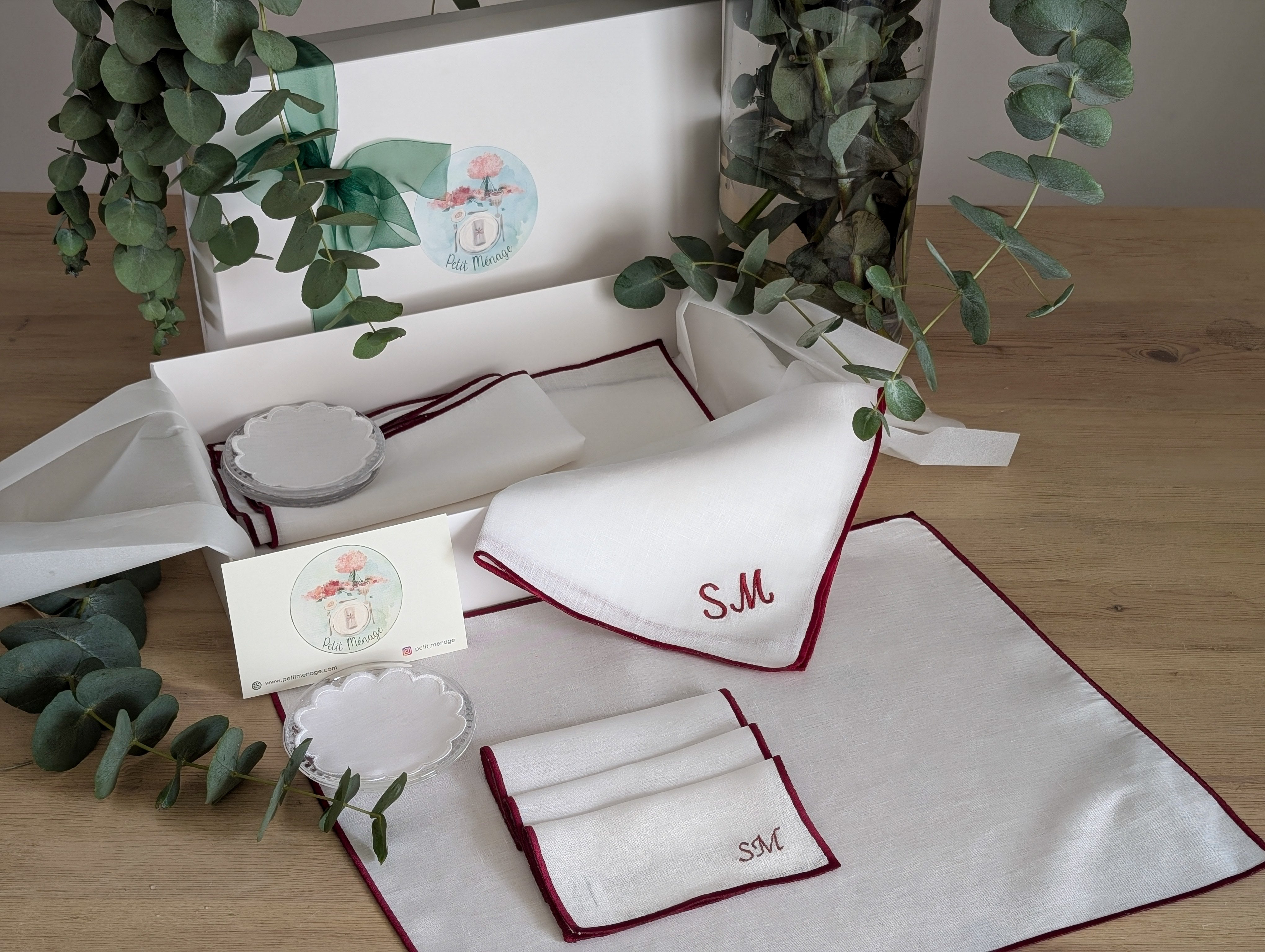 Burgunderrote UMBRIA-Geschenkbox