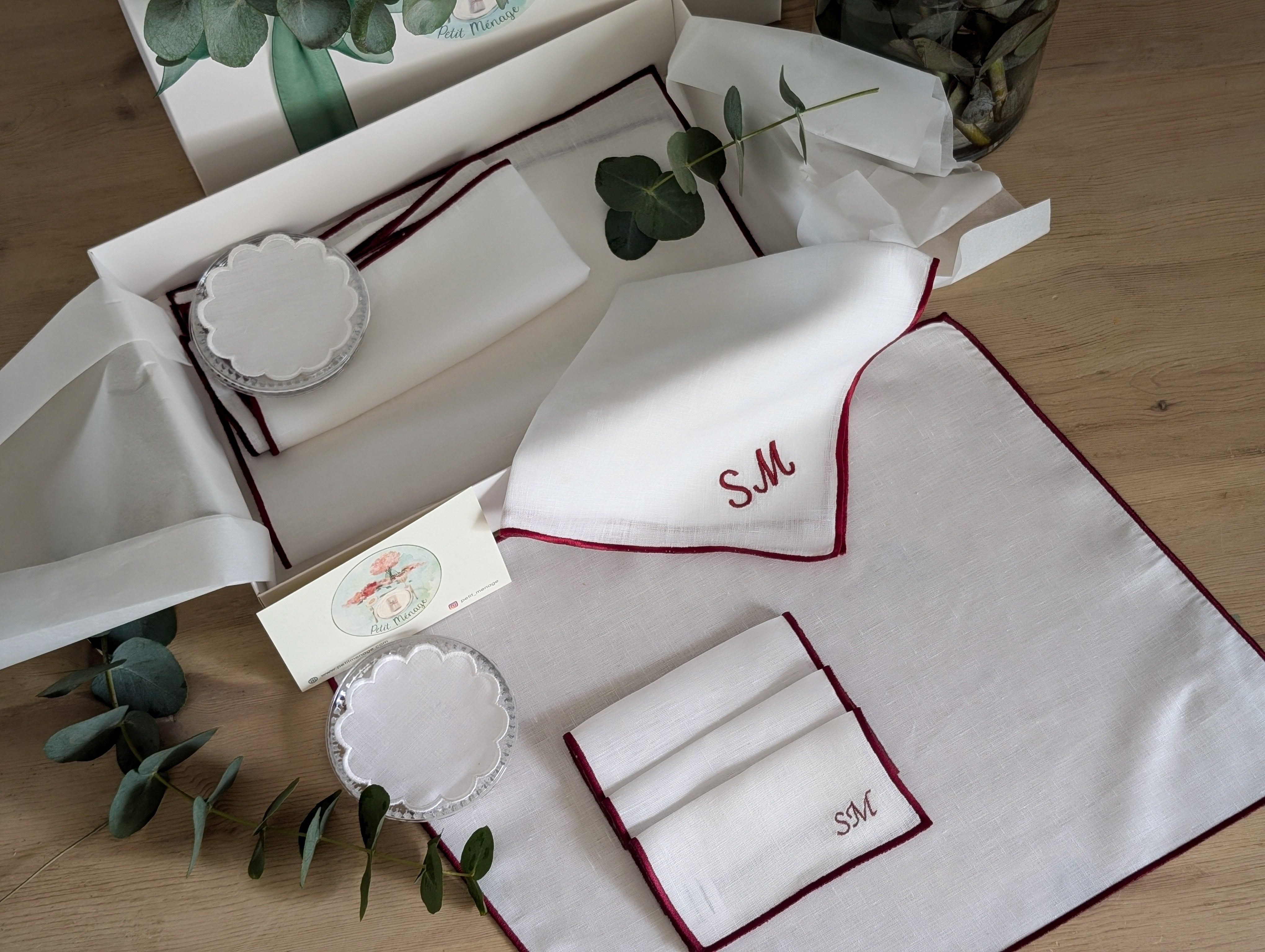 Burgundy UMBRIA Gift Box