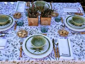 FLORA: Floral resin tablecloth