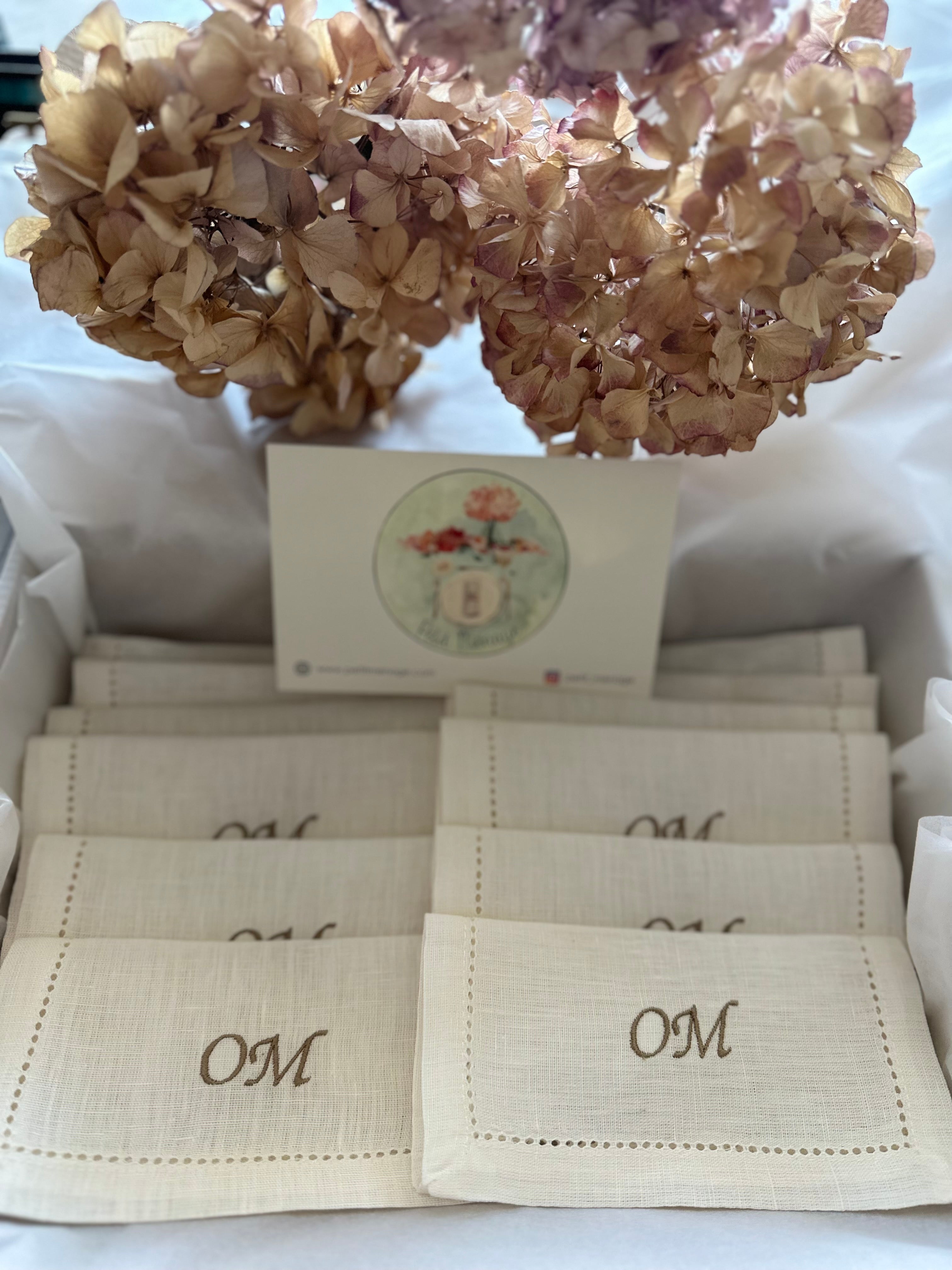 Personalized napkins for events