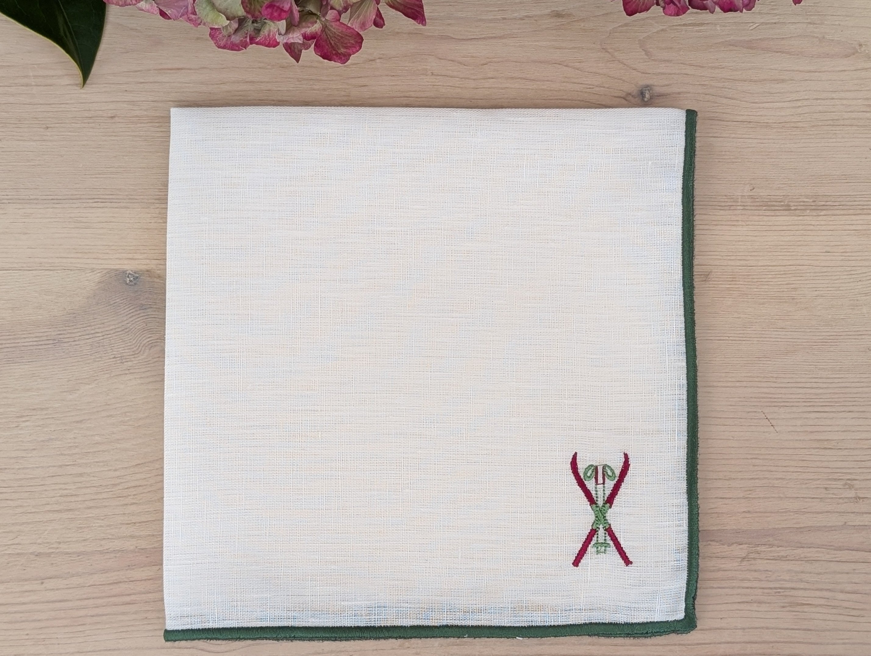 SKI: servilletas lino ski (set de 6)