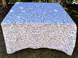 FLORA: Floral resin tablecloth