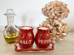 SALT&PEPPER: Saleros con platito